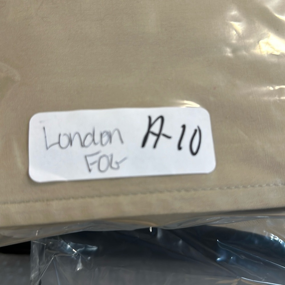LONDON FOG 42 Men Vintage tan rainproof 60s gorpcore unisex classic trench coat - Picture 16 of 16